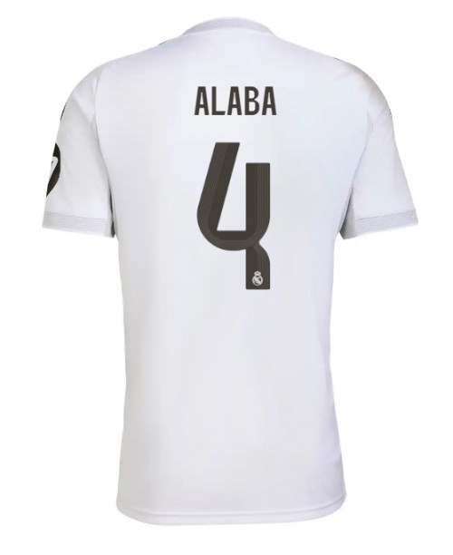 Günstige Real Madrid David Alaba #4 Heimtrikot 2025-26 Kurzarm Günstige Real Madrid David Alaba #4 Heimtrikot 2025-26 Kurzarm